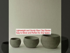 Легкий и прочный плантатор из волокна глины, легко переносимый и подходящий для любого пространства