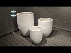 D450*H600 Плантер из глиняных волокон для горелки для барбекю и угольной печи