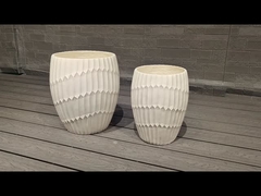 Внутренний отель садовый дом Укрепленный глиняный плантатор с дренажными отверстиями и встроенной системой