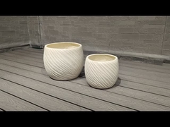 Водонепроницаемая и огнеупорная пластинка из глинопластика Φ350*H240 с дренажными отверстиями и Φ300*H210