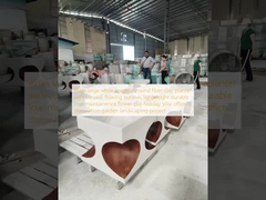 Сверхбольшой белый неправильной формы круглый волокнистый глиняный горшок с изогнутыми, плавными контурами, легкий, прочный, не требующий особого ухода цветочный горшок, украшение для праздничной виллы, офиса, сада, ландшафтного проекта