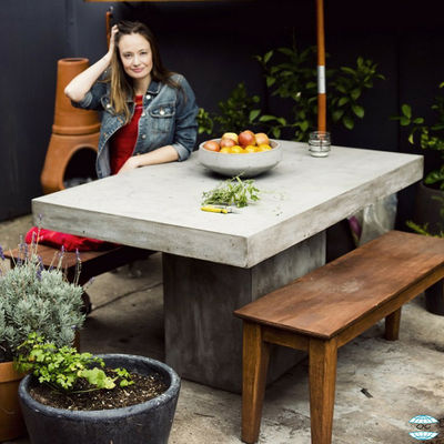 Купить Домой Сад Премиум Бетонные столовые комплекты для наружной мебели online manufacture