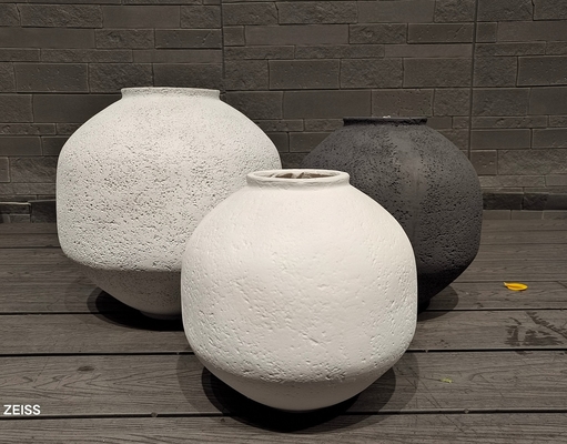 Купить Optimize Plant Growth with Customized Fiber Clay Planter and Drainage Holes online manufacture