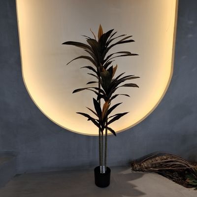 Пластмассовые зеленые искусственные растения на крыше / на открытом воздухе искусственные цветы 140 см
